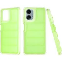Custodia per Motorola Moto G24 Power, Techsuit, Wave Shield, Verde — 3