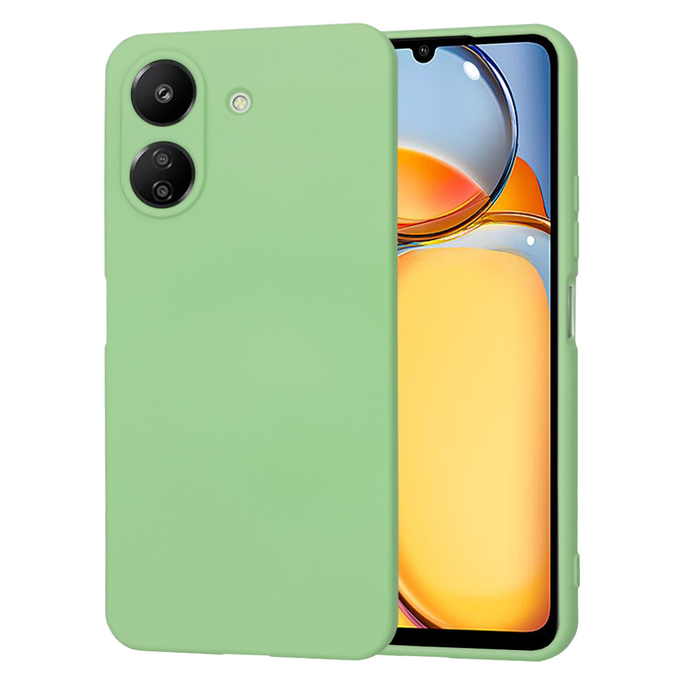 Techsuit Custodia per Xiaomi Poco C65 / Redmi 13C, Techsuit, SoftFlex, Verde Chiaro