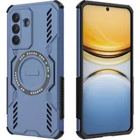 Custodia MagSafe per Samsung Galaxy A57 5G, Techsuit, ArmorMag, Blu — 3