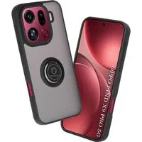 Custodia per Oppo Find X9 Pro, Techsuit, Glinth, Nera — 3