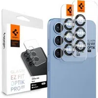 Pellicola Protettiva Posteriore Spigen GlastR EZ FIT Optik Pro HD per Samsung Galaxy S25 S931, Vetro Temperato, Set 2 pezzi, Nera AGL09092 — 3