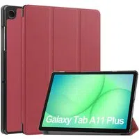 Custodia per Samsung Galaxy Tab A11+ / Tab A9+, Techsuit, FoldPro, Rossa — 3