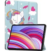 Custodia per Xiaomi Redmi Pad Pro / Pad / Pad Pro 5G, Techsuit, FoldPro Unicorn, Multicolore — 3