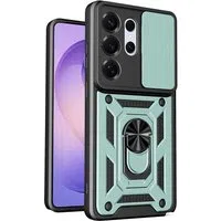 Custodia per Samsung Galaxy S26 Ultra S948, Techsuit, CamShield, Verde — 3