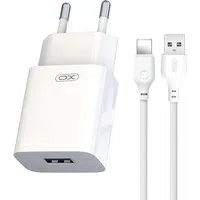 Caricabatterie da Rete con Cavo Lightning XO Design L99, 12W, 2.4A, 1 x USB-A, Bianco — 3
