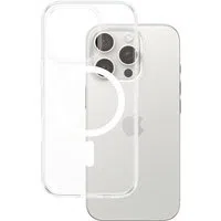 Custodia MagSafe per Apple iPhone 16 Pro, PanzerGlass, HardCase, Bianco Trasparente — 3