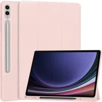 Custodia per Samsung Galaxy Tab S10+ / Tab S9+, Techsuit, Flex Trifold, Rosa — 3