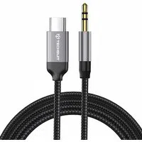 Cavo Audio USB-C - 3.5mm Techsuit AC9 SoundShell, 1.5m, Grigio — 3
