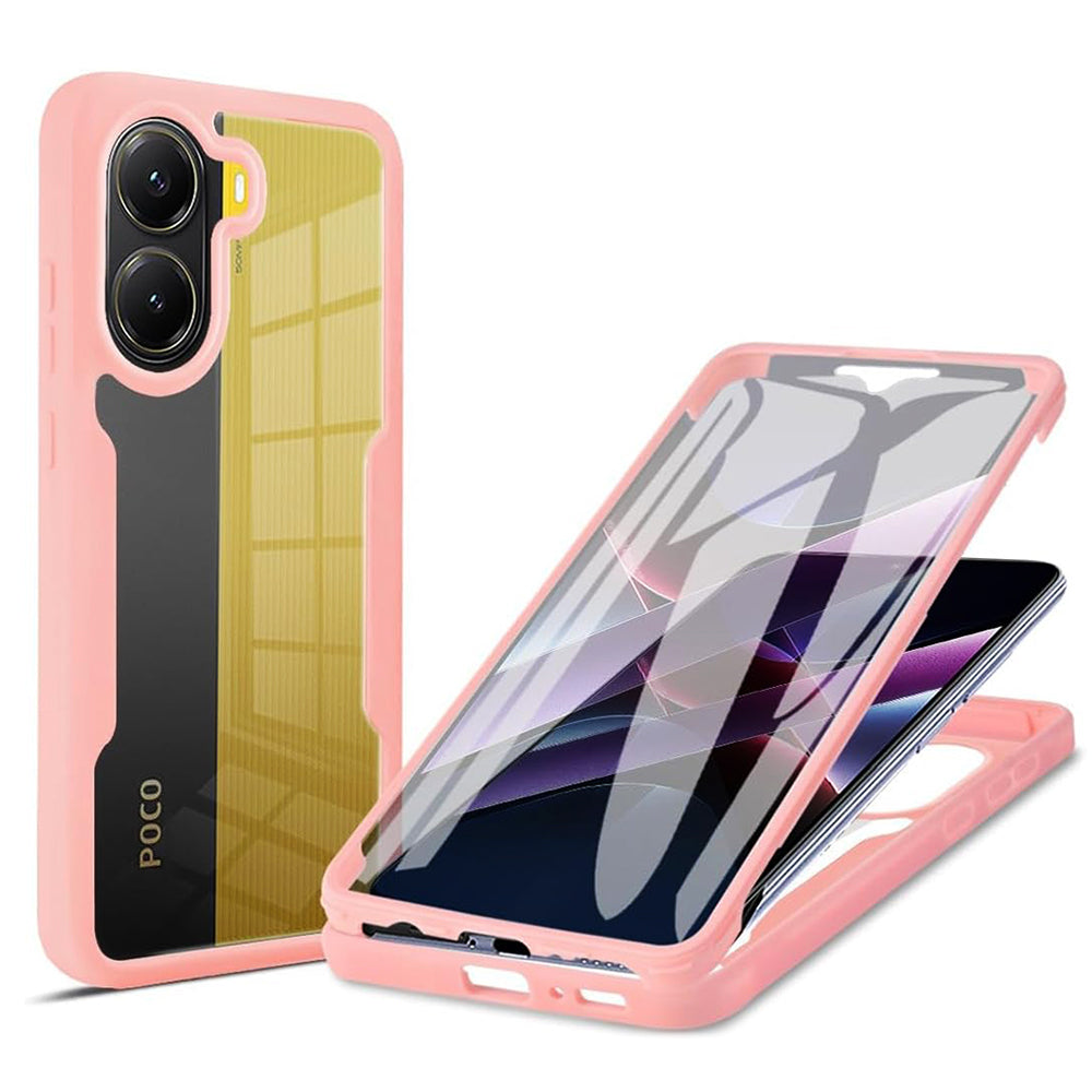 Custodia per Xiaomi Poco X7 Pro, Techsuit, ColorVerse 360, Rosa