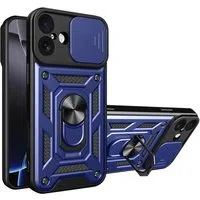 Custodia per Apple iPhone 17, Techsuit, CamShield, Blu — 3