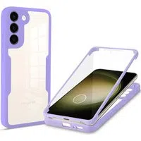 Custodia per Samsung Galaxy S23+ S916, Techsuit, ColorVerse 360, Viola — 3