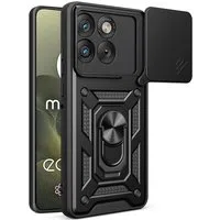 Custodia per Motorola Edge 70, Techsuit, CamShield, Nera — 3