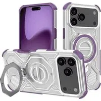 Custodia per Apple iPhone 17 Pro Max, Techsuit, Carbon Shield Pro, Viola — 3