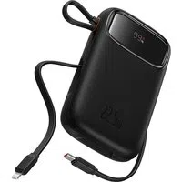 Batteria Esterna Baseus Qpow Pro+, 20000mAh, 22.5W, QC + PD, 1 x Lightning - 1 x USB-A - 2 x USB-C, Nera P10055002113-00 — 3