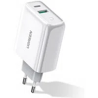 Caricabatterie di rete UGREEN CD170, 36W, 3A, 1 x USB-A - 1 x USB-C, bianco — 3