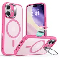 Custodia MagSafe per Apple iPhone 17, ESR, Classic Hybrid Kickstand, Rosa Satinato — 3