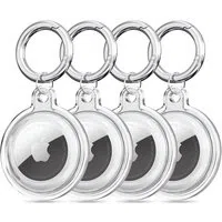 Custodia Techsuit CT15 per Apple AirTag, Trasparente — 3