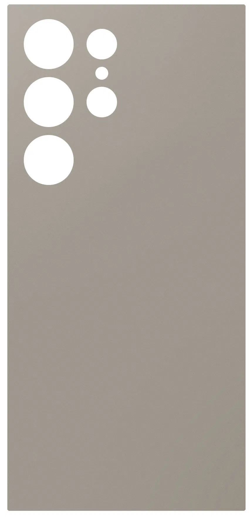 Copertura Batteria compatibile con Samsung Galaxy S24 Ultra S928, Grigio — 2