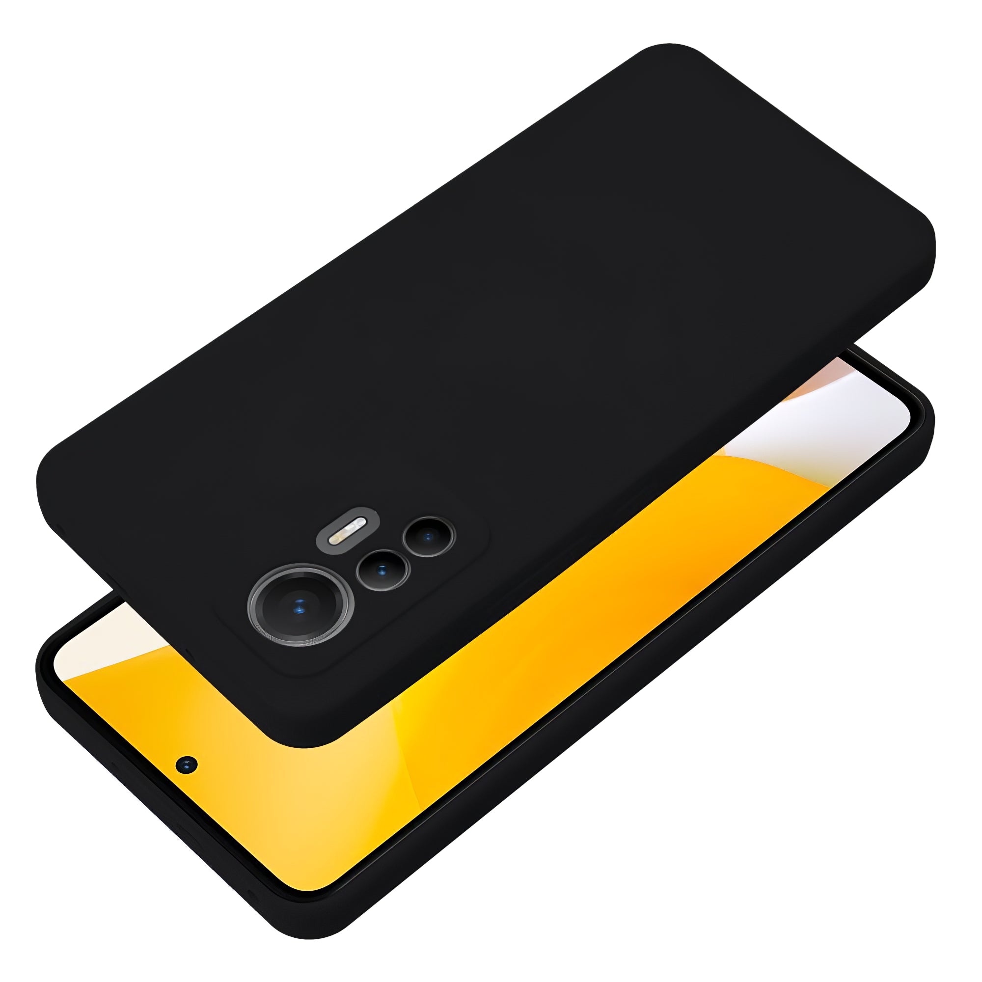 GSMnet Custodia per Xiaomi Poco C65 / Redmi 13C, OEM, Morbida, Nera
