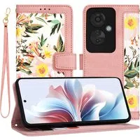 Custodia per Oppo Reno11 F, Techsuit, FlipCraft, Rosa — 3