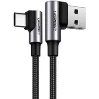 Cavo Dati e Ricarica USB-A - USB-C UGREEN US176 Angled, 18W, 2m, Nero — 3