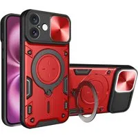 Custodia per Apple iPhone 16 Plus, Techsuit, CamGuard Pro, Rossa — 3
