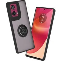 Custodia per Motorola Edge 50 Fusion, Techsuit, Glinth, Nera — 3