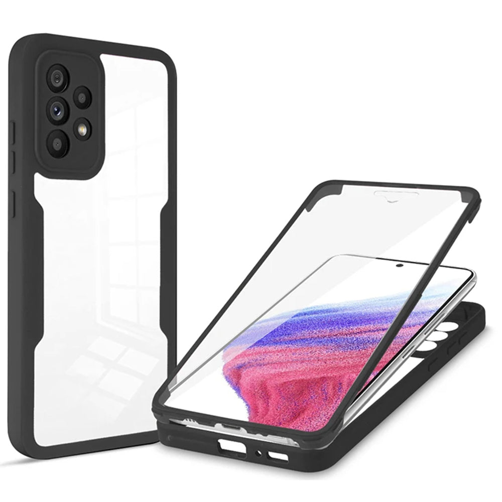 Techsuit Custodia per Samsung Galaxy A53 5G A536, Techsuit, ColorVerse 360, Nera