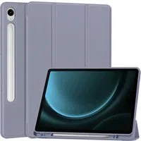 Custodia per Samsung Galaxy Tab S9 FE / Tab S9 / Tab S10 FE, Techsuit, Flex Trifold, Viola — 3