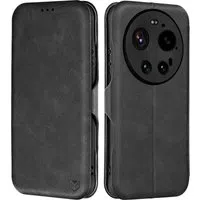 Custodia per Xiaomi 17 Ultra, Techsuit, Safe Wallet Plus, Nera — 3