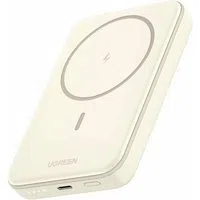Batteria Esterna Wireless UGREEN PB561, 10000mAh, 20W, PD + FQI, 1 x QI - 1 x USB-C, Beige — 3