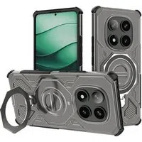 Custodia per Xiaomi Poco X7 / Redmi Note 14 Pro 5G, Techsuit, Carbon Shield Pro, Fumo — 3
