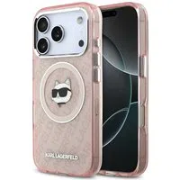 Custodia MagSafe per Apple iPhone 17 Pro Max, Karl Lagerfeld, IML Choupette's Head, Rosa — 3