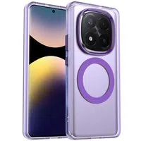 Custodia MagSafe per Xiaomi Redmi Note 14 Pro+ 5G, Techsuit, CandyCase, Viola — 3
