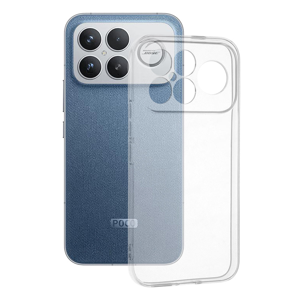 Custodia per Xiaomi Poco F8 Ultra, Techsuit, Clear, Trasparente