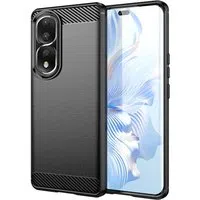 Custodia per Honor 90 Pro / 80 Pro, Techsuit, Carbonio, Nera — 3