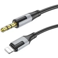 Cavo Audio Lightning - 3.5mm Borofone BL19 Creator, 1m, Nero — 3