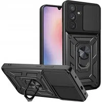 Custodia per Samsung Galaxy A24 4G A245, Techsuit, CamShield, Nera — 3
