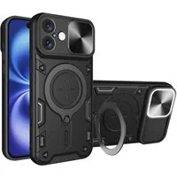 Custodia per Apple iPhone 16, Techsuit, CamGuard Pro, Nera — 3