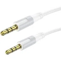 Cavo Audio 3.5mm - 3.5mm Borofone BL19 Creator, 1m, Bianco — 3