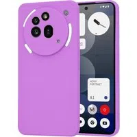 Custodia per Nothing Phone (3a) Pro, Techsuit, SoftFlex, Viola — 3