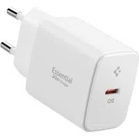 Caricabatterie Rete Spigen Essential, 20W, 3A, 1 x USB-C, Bianco ACH08701 — 3