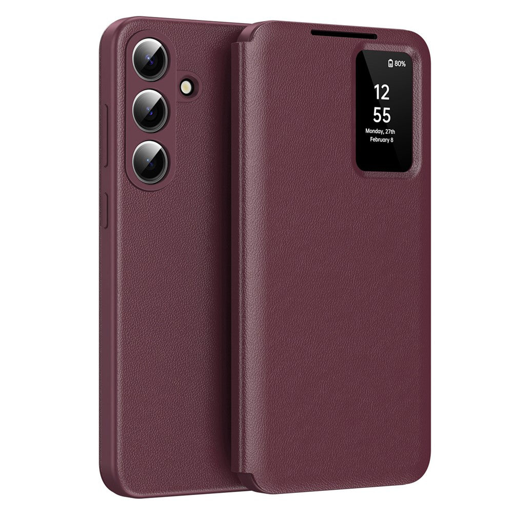 Techsuit Custodia per Samsung Galaxy S26 Plus S947, Techsuit, SmartView, Rossa