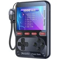 Console di Gioco Portatile con Batteria Esterna Yesido YP87, Nera — 3