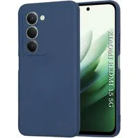 Custodia per Xiaomi Redmi 15 5G / 15 4G, Techsuit, SoftFlex, Blu scuro — 3