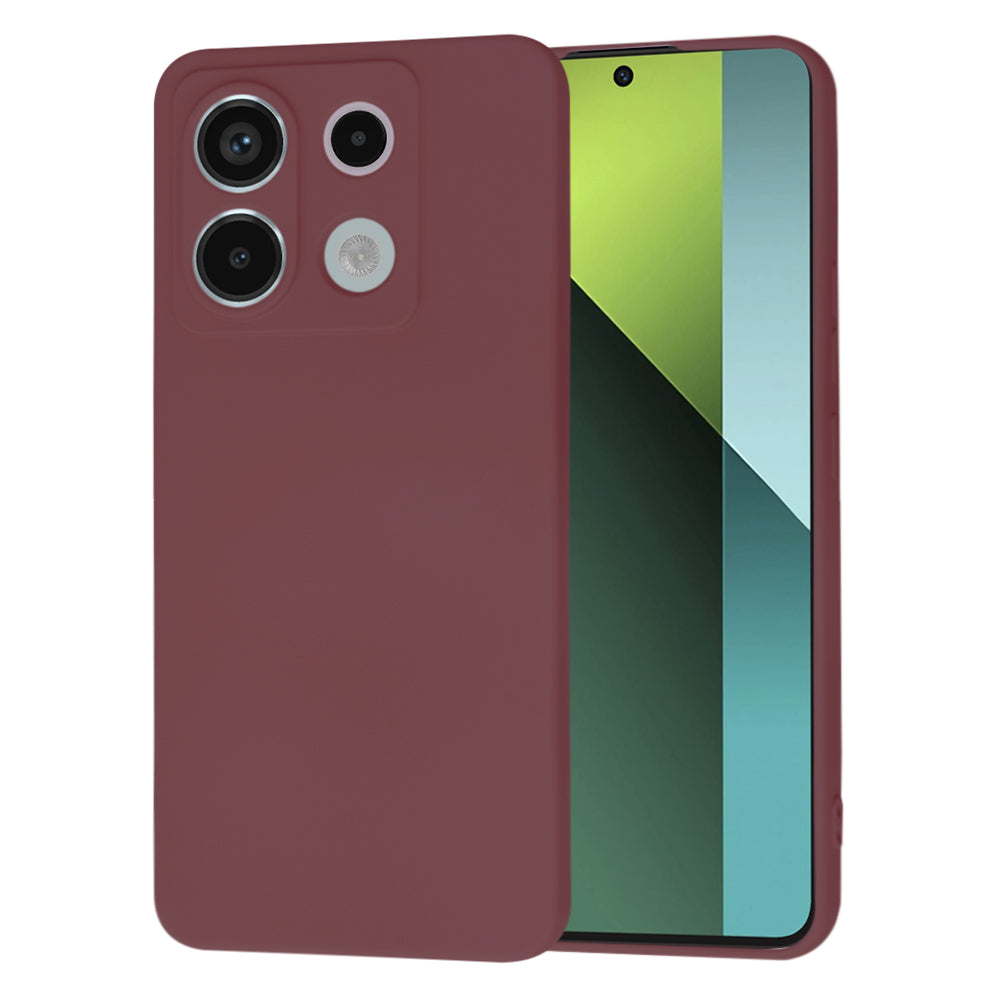 Custodia per Xiaomi Poco X6 / Redmi Note 13 Pro 5G, Techsuit, SoftFlex, Ciliegia