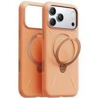 Custodia MagSafe per Apple iPhone 17 Pro Max, Torras, QPRO Silicone, Arancione — 3