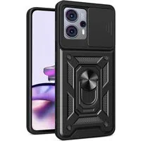 Custodia per Motorola Moto G13 / G23 / G53, Techsuit, CamShield, Nera — 3