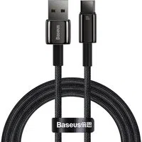 Cavo dati e ricarica USB-A - USB-C Baseus Tungsten Tungsten Gold, 100W, 1m, nero CAWJ000001 — 3