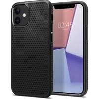 Custodia per Apple iPhone 12 / 12 Pro, Spigen, Liquid Air, Nera ACS01701 — 3
